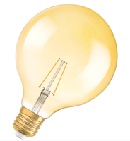 Светодиодная филаментная лампа Osram Vintage 1906 LED CL GLOBE125 FIL GOLD 36 4,5W/825 E27 178x125мм 