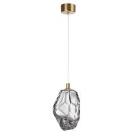 7114/4LA L-VISION ODL25 Подвесной светильник  бронзовый/прозрачное стекло/металл IP20 LED 4W 300Лм 3000K 200° 220V GEMME