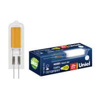 Лампы светодиодные LED-JC-220/6W/4000K/G4/CL GLZ08TR картон