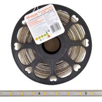 Ленты светодиодные герметичные (IP65, IP67) ULS-Q325 2835-60LED/m-10mm-IP67-220V-6W/m-50M-WW бобина