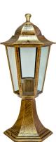 Светильник уличный на постамент Feron 6104/PL6104 11131 60W E27 230V черное золото