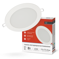 Светильник RLP 12Вт 230В 6500К 840лм 170мм IP40 IN HOME 4690612038469