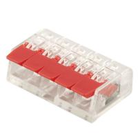Клемма 5-проводная STEKKER, LD221-415 (5 штук в упаковке) 32419