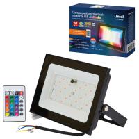 Прожектор светодиодный ULF-F60-50W/RGB IP65 200-240В BLACK N1