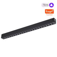 359933 PORT NT25 210 черный Трековый св-к диммир. со сменой цв.температуры, пульт ДУ/Tuya Smart Life IP20 LED 24W 3000-6000K 90-240V VECTOR