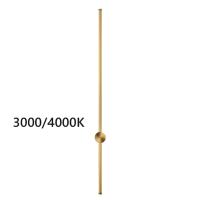 4335/18WGP HIGHTECH ODL23 275 золото Настенный светильник IP20 LED 18W 849Лм 3000K/4000K (перекл. ч/з тумблер на драйвере) FILLINI