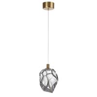 7114/4LB L-VISION ODL25 Подвесной светильник  бронзовый/прозрачное  стекло/металл IP20 LED 4W 300Лм 3000K 200° 220V GEMME