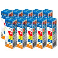 Лампы светодиодные LED-CW37-6W/3000K/E14/FR/DIM/SLS уп.10шт